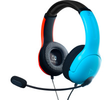 PDP LVL40 Wired Headset-Blue/Red 500162EUB for Nintendo Switch