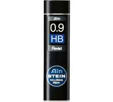 PENTEL Bleistiftmine AINSTEIN 0.9mm C279-HBO schwarz/36 Stück HB