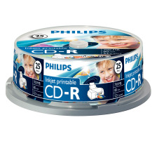 PHILIPS CD-R Spindle 80 Min./700MB 4757 Print IW 25 Pcs