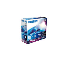 PHILIPS BD-R Jewel Case 25GB BR2S6J05C 6x Single Layer 5 pcs.