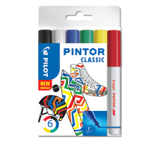 PILOT Marker Pintor Set Standard F S6/051740 6 Stifte