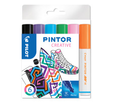 PILOT Marker Set Pintor M S60517436 6 Farben creative
