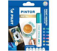 PILOT Marker Pintor Set Metallic M S6/051745 6 Stifte