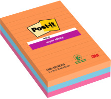 POST-IT Super Sticky Notes 152x101mm 46903SSBO 3 farbig 3x90 Blatt