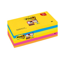 POST-IT Super Sticky Notes 76x76mm 654SSCARN Carnival 5 farben 12x90 Blatt