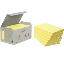 POST-IT Haftnotizen Recycling 126x76mm 655-1B gelb 6x100 Blatt