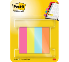 POST-IT Page Marker 15x50mm 670-4-POP 4 Farben 4x50 Streifen