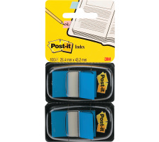 POST-IT Index 2er Set 25,4x43,2mm 680-B2 blau 2x50 Stück
