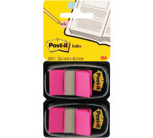 POST-IT Index 2er Set 25,4x43,2mm 680-BP2 neon pink 2x50 Stück