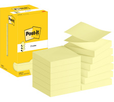 POST-IT Z-Notes 76x76mm R330 CY gelb 12x100 Blatt