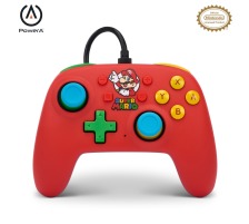 POWERA Wired Nano Controller NSW NSGP0123 Mario Medley, Red