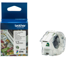 BROTHER Colour Paper Tape 12mm/5m CZ-1002 VC-500W Compact Label Printer