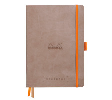 RHODIA Goalbook Notizbuch A5 117573C Softcover taupe 240 S.