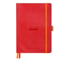 RHODIA Goalbook Notizbuch A5 117582C Softcover mohnrot 240 S.