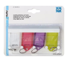 RIEFFEL Schlüsselleiste Key Tag A15821 38x22mm 4 Stück