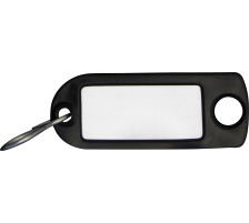RIEFFEL Schlüssel-Anhänger A20964 schwarz 100 Stück
