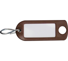 RIEFFEL Schlüssel-Anhänger A21248 braun 100 Stück