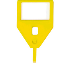 RIEFFEL Schlüssel-Anhänger KR-A GELB gelb