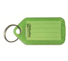 RIEFFEL Schlüsseletiketten 38x22mm KT 1000NG neon vert 100 Stück