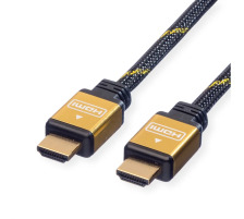 ROLINE HDMI High Speed Kabel, Eth. 11.04.550 Gold, ST/ST, 2160p, 3D 2m
