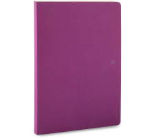 ROOST Notizbuch A5 15x21x1mm 500113 elegant violet/vivid red
