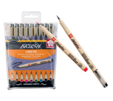 SAKURA Pigma Brush Pen POXSDKBR9 Set 9 Farben