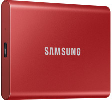 SAMSUNG SSD Portable T7 500GB MU-PC500R USB 3.1 Gen. 2 Metallic Red