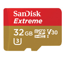SANDISK Extreme microSDHC 32GB  SDSQXAF-032G-GN6MA 100MBs