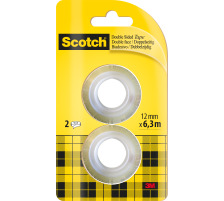SCOTCH Tape refill 665 12mmx6.3m 136-1263R doppelseitig/2 Rollen