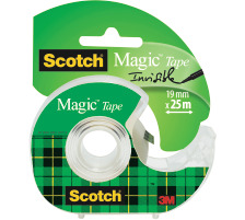 SCOTCH Magic Tape 810 19mmx15m 8-1915D unsichtbar, auf Abroller