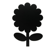 SECURIT Kreidetafel FLOWER FB-FLOWER schwarz 42.6x27.7x0.3cm