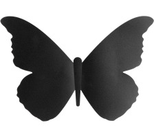 SECURIT Kreidetafel 3-D Butterfly W3D-BUTTE schwarz, 7 Stück 28x16.3x1cm