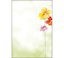 SIGEL Motiv-Papier A4 DP123 Spring Flowers 90g,50 Blatt
