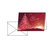 SIGEL Karten/Couverts A6 DS019/W Weihnachten, 220g 25 Stück