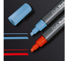 SIGEL Kreidemarker 50 1-5mm GL183 blau / rot, abwischbar 2 Stück