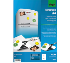 SIGEL Magnet-Papier A4 IP440 weiss 5 Stück