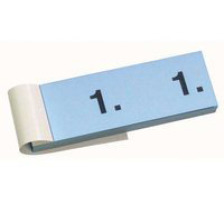 SIMPLEX Garderobenblock Nr. 1-100 13075 blau 100 Blatt