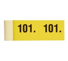 SIMPLEX Garderobenblock 201-300 13085 gelb 100 Blatt