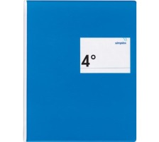 SIMPLEX Geschäftsbuch 17,5x22cm 17445 blau 40 Blatt