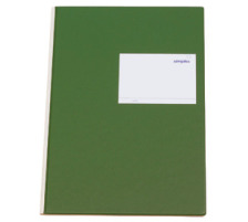 SIMPLEX Statistikbuch A4 19086 3 Kolonnen, grün 80 Blatt