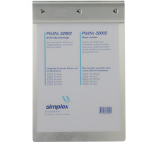 SIMPLEX Schreibplatte Platfix 32005 aluminium, für A3 hoch