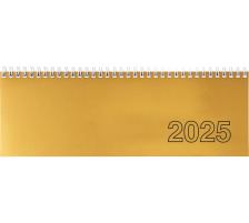 SIMPLEX Querkalender 2025 221R11.25 1W/2S altgold ML 30.8x11.2cm