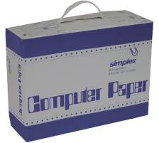 SIMPLEX Computerpapier A4 38003 weiss/orange 1000 Stück
