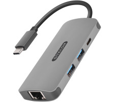 SITECOM USB-C to GB LAN Adapter CN-378 2x USB-A USB-C PD