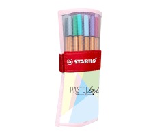 STABILO Rollerset Point 88 0.4mm 8825-09-- Pastellove 25 Stück
