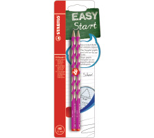 STABILO Bleistift EASYgraph S HB B-5311110 pink, R 2 Stück