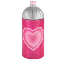 STEPBYST. Trinkflasche 188191 Glitter Heart, Pink