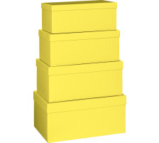 STEWO Geschenkbox One Colour 255278551 gelb 4 Stück