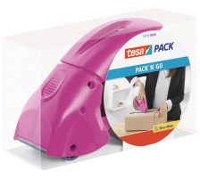 TESA Pack Dispenser 66mx50mm 511130000 Pack´n´go pink