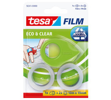 TESA Tape eco & clear Mini 19mmx10m 582410000 grün 2 Stück